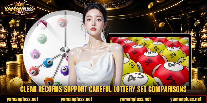 Clear records support careful lottery set comparisons Clear records support careful lottery set comparisons