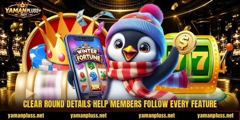 Clear round details help members follow every feature Clear round details help members follow every feature