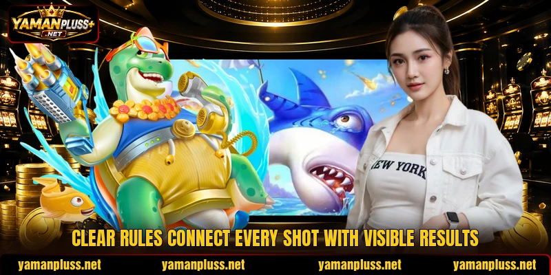 Clear rules connect every shot with visible results Clear rules connect every shot with visible results