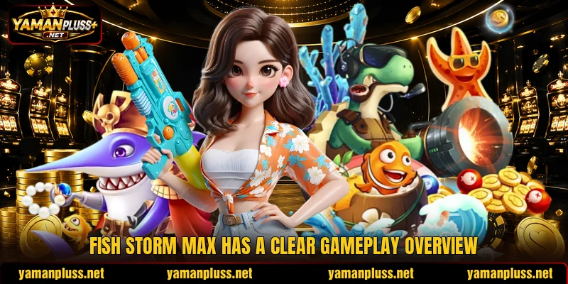 Fish Storm Max has a clear gameplay overview Fish Storm Max has a clear gameplay overview