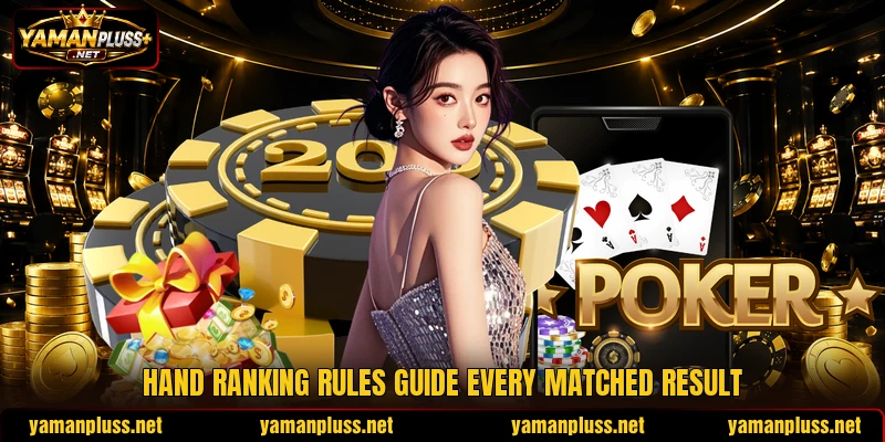 Hand ranking rules guide every matched result Hand ranking rules guide every matched result