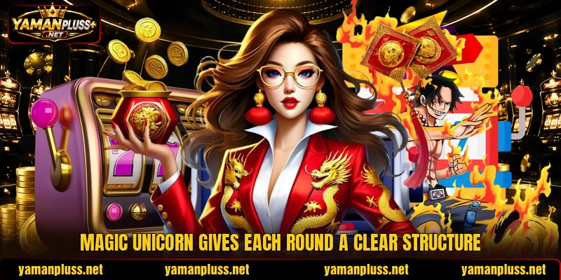 Magic Unicorn gives each round a clear structure Magic Unicorn gives each round a clear structure