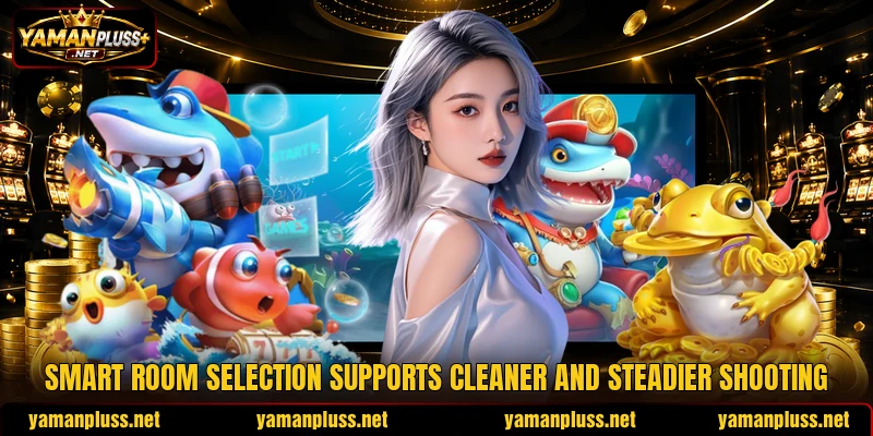 Smart room selection supports cleaner and steadier shooting Smart room selection supports cleaner and steadier shooting