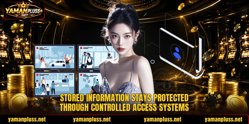 Stored information stays protected through controlled access systems Stored information stays protected through controlled access systems